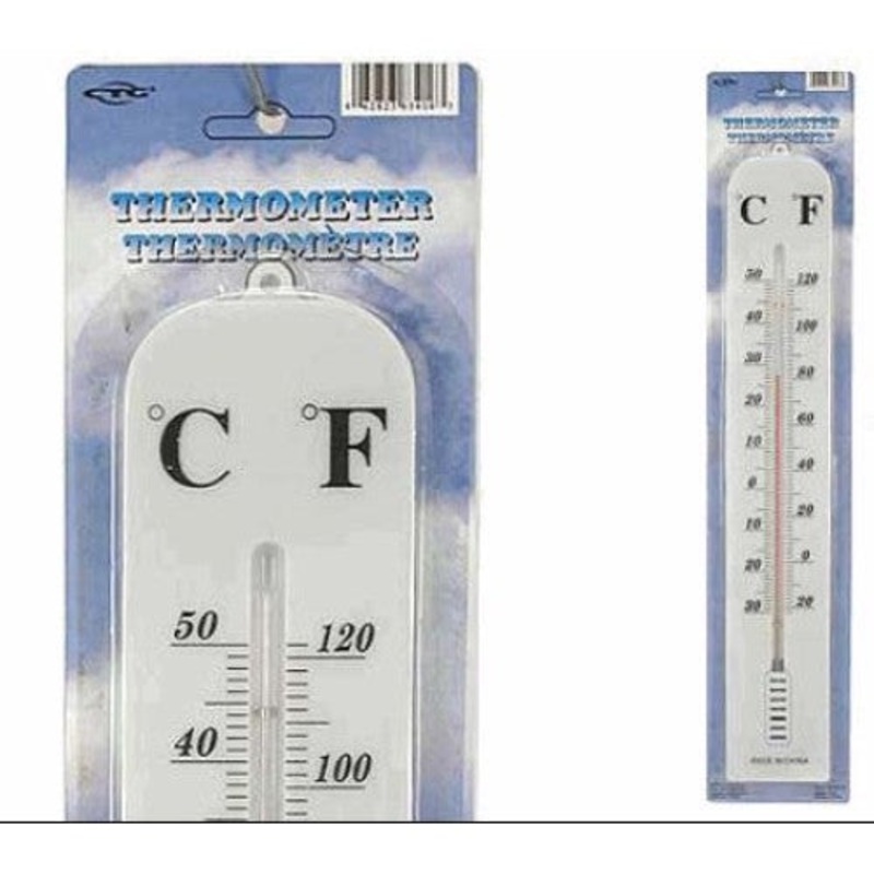 83416 – THERMOMETER -28 TO 50C MANUAL 15IN CELSIUS/FAHRENHEIT INDOOR
