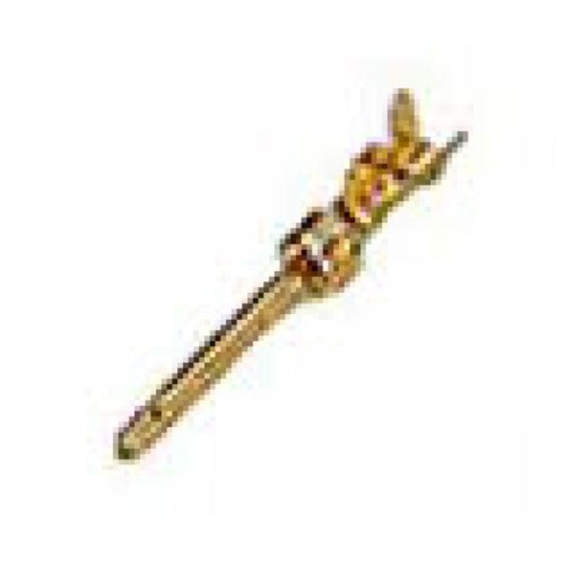 DRT-M-100 – DB MALE PIN 1X8MM CRIMP GOLD  (100 pcs/pkg)