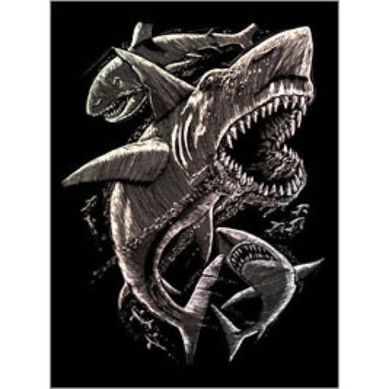 HOLO15 – HOLOGRAPHIC ENGRAVING SHARKS