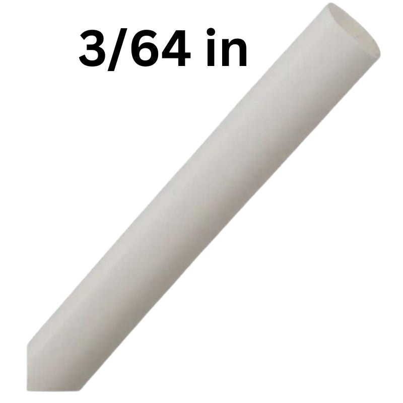 WYA-108D – TUBING HST 3/64INX4FT SW WHT 2:1 600V 125C