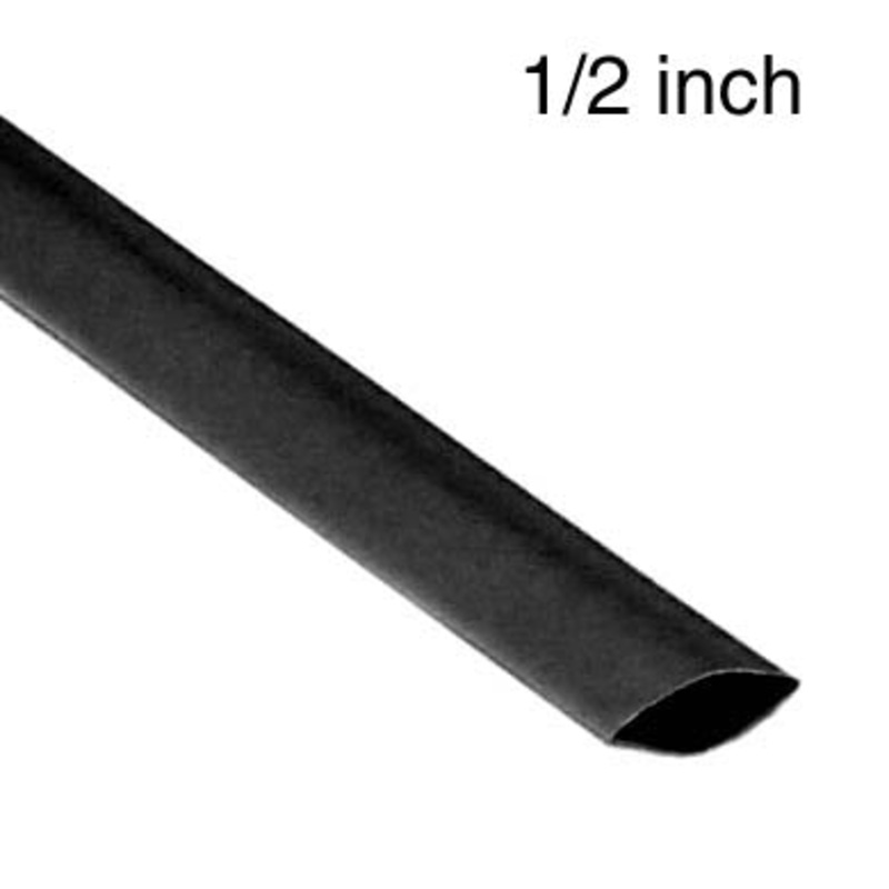 WYA-269B-25 – TUBING HST 1/2INX4FT SW BLK 2:1 600V 125C (25 pcs/pkg)