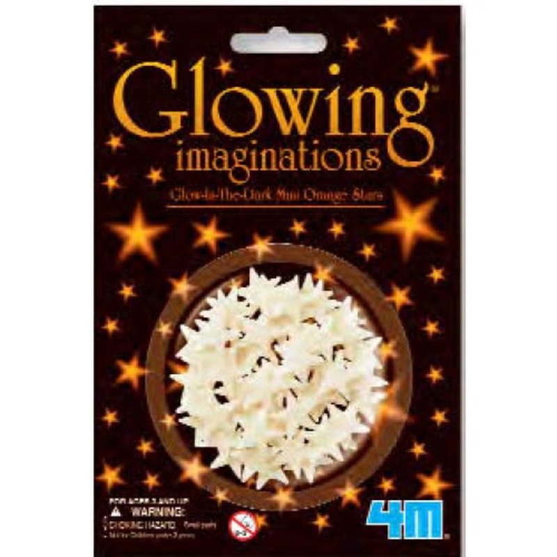 00-05230 – GLOW MINI ORANGE STARS 40 PCS OF MINI STARS