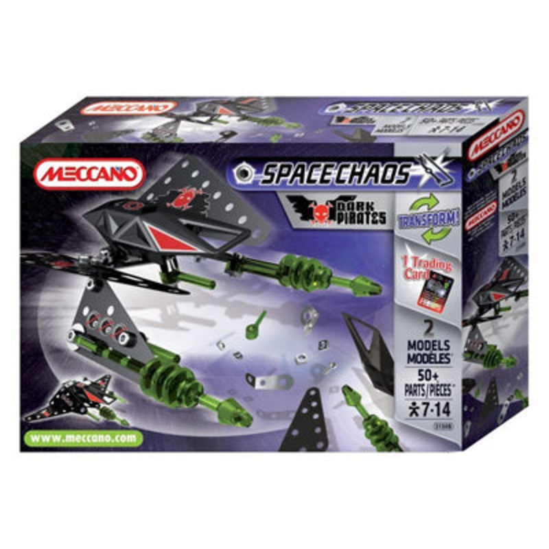 803150B – MECCANO SPACECHAOS-DARK PIRATES 50 PARTS 2 MODELS
