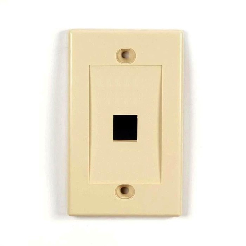FP-I 1V – WALL PLATE 1PORT IVORY