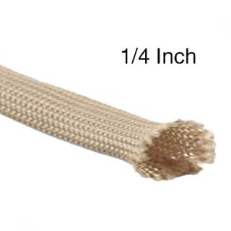 HT710C.25NLH – FIBERGLASS EXPANDABLE SLEEVE 1/4 INCH 10FT NATURAL 240 DEGREE CEL
