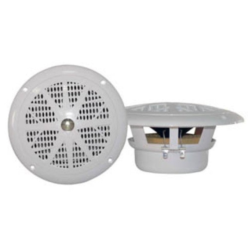 PLMR41W – SPEAKER RND WP 4R 100W MAX 4IN WHT 100-18KHZ (2 pcs/pkg)