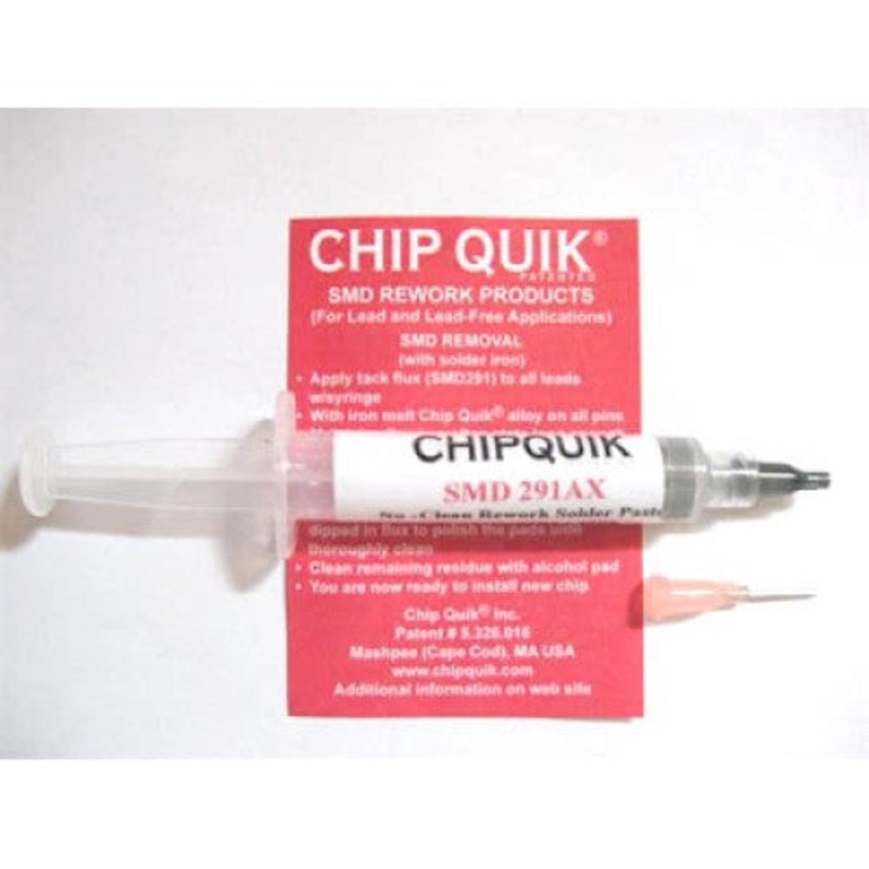 SMD291AX – SOLDER PASTE NO-CLEAN 63/37 15GM FOR SMD REWORK