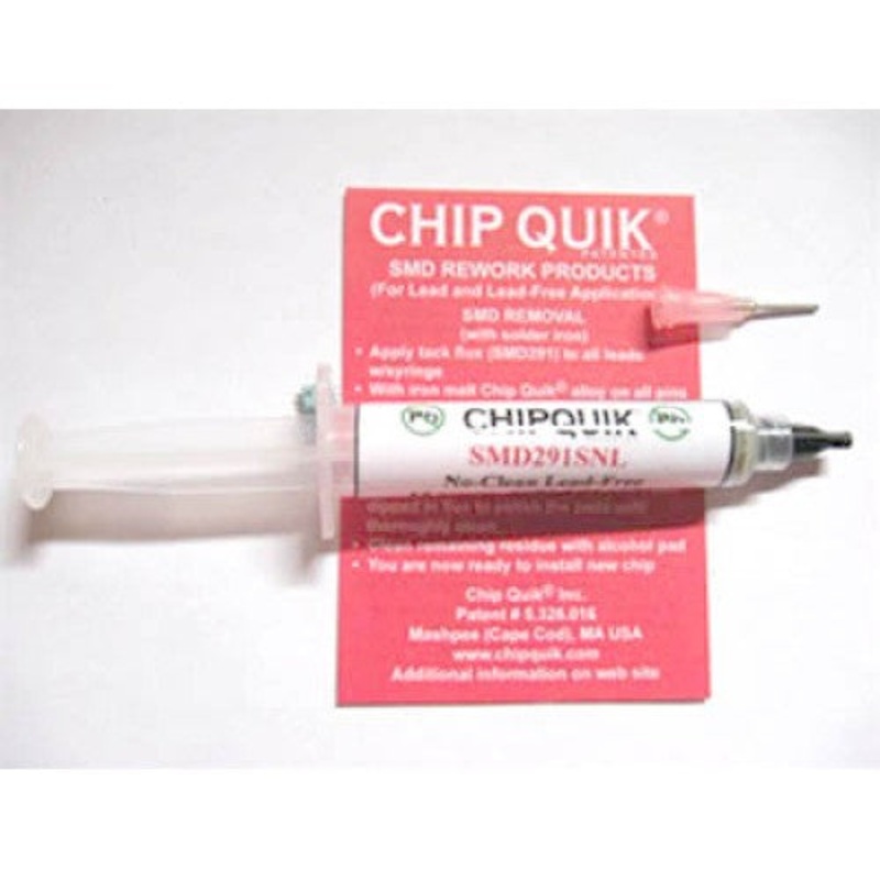 SMD291SNL – SOLDER PASTE LEAD FREE NO-CLEAN 15GRAMS FOR SMD REWORK