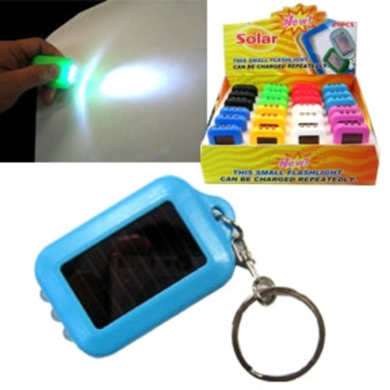 T7OU126 – FLASHLIGHT SOLAR WITH KEYCHAIN