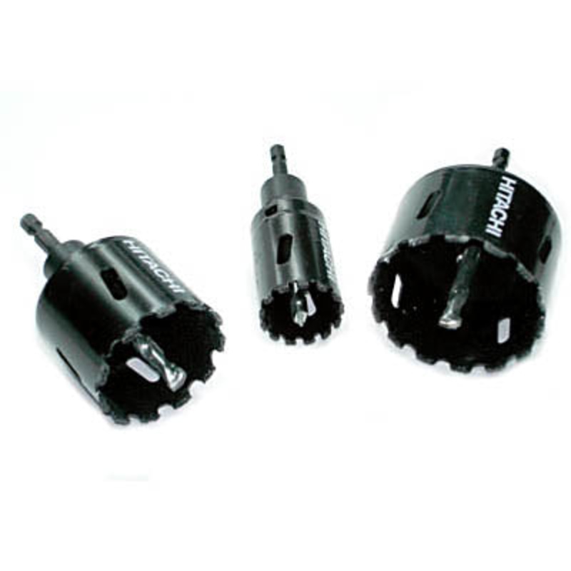 TZZ-67 – HOLE SAW 1-1/4 2 AND 2-1/2INCH HEX DRIVE CARBIDE GRIT FOR CONCRETE
