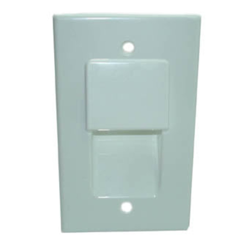 01612 – WALL PLATE FOR BULK CABLE WHITE HOLE DIA 1-1/4 X 1-1/4 IN