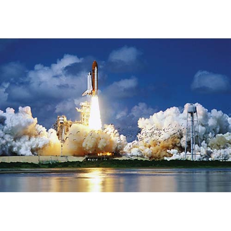 2400-4608 – SPACE SHUTTLE LAUNCH POSTER 36X24 INCHES