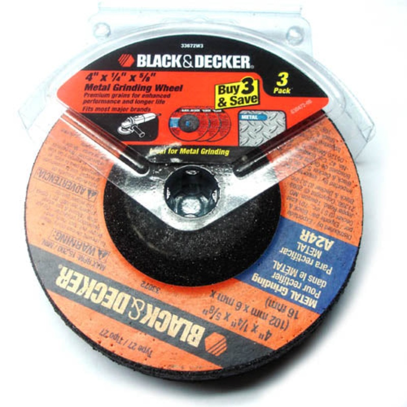 33672W3 – METAL GRINDING WHEEL 102X6X16MM (3 pcs/pkg)