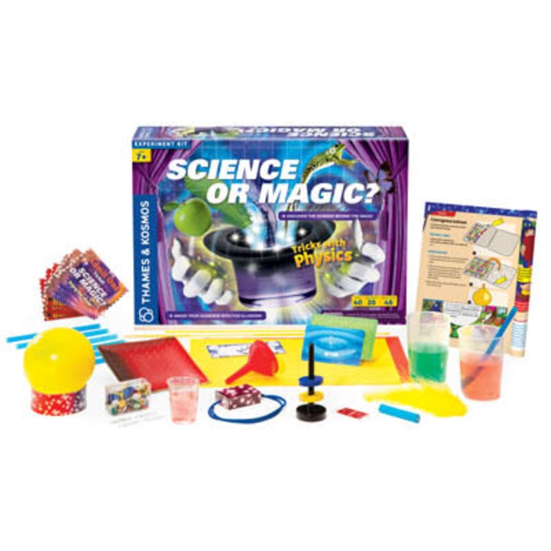 620714 – SCIENCE OR MAGIC 40 PIECES 20 EXPERIMENTS 48 MANUAL PAGES