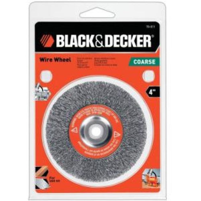 70-611 – BRUSH CIRCULAR WIRE WHEEL 4IN BENCH GRINDERS FOR WOOD OR METAL