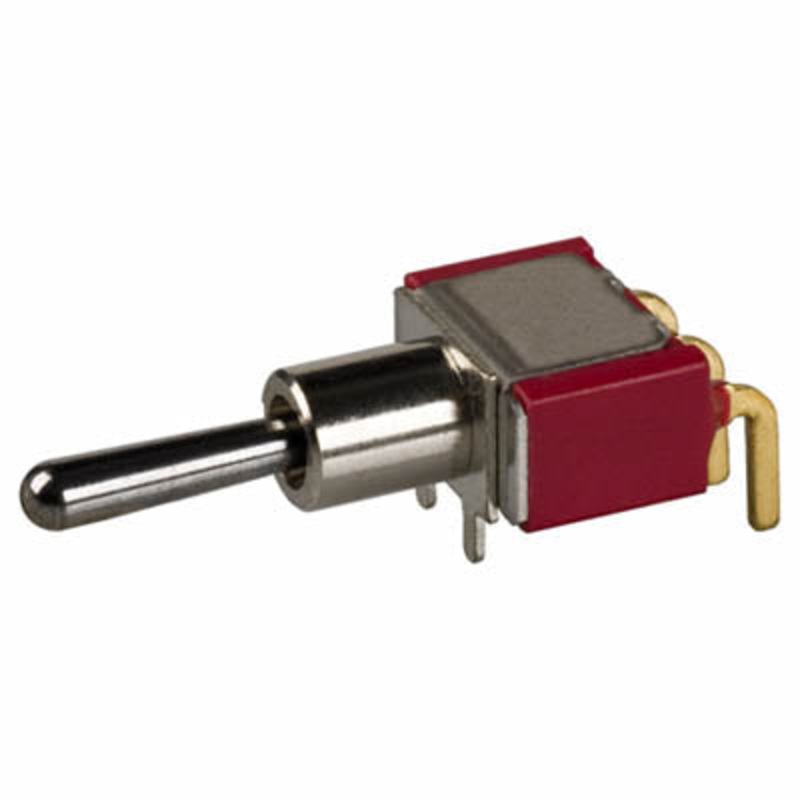 8125 – PUSH SWITCH MOM 1P2T NO/NC PCRA UNTHR HORIZONTAL BODY