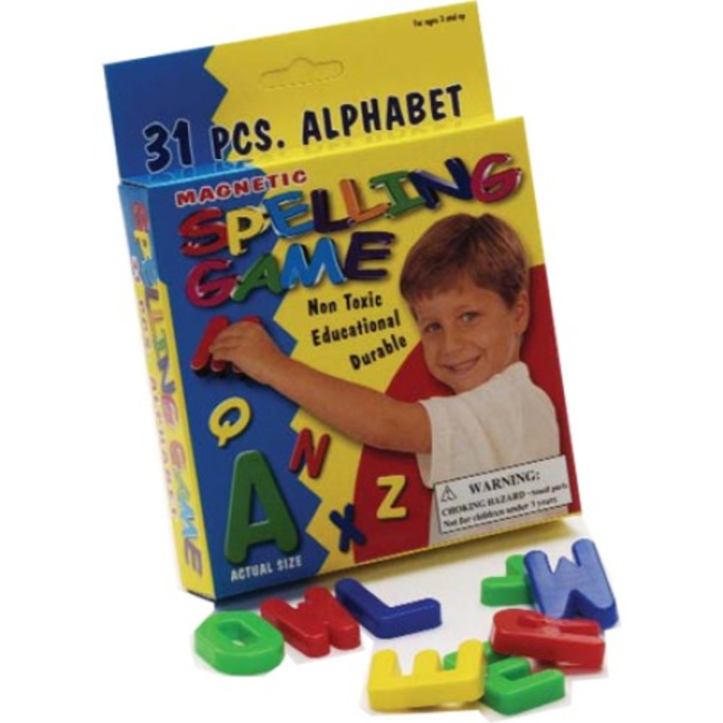 C8121A – MAGNETIC LETTERS SPELLING GAME 31 PIECE ALPHABETS