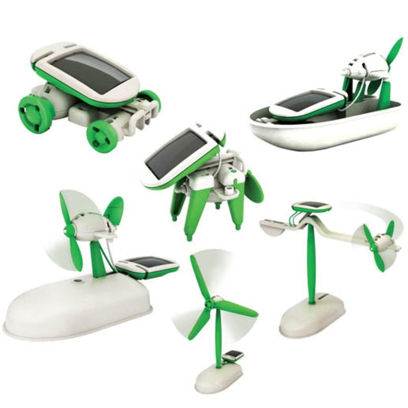 CIC21-610 – SOLAR EDUCATIONAL KIT 6 IN 1. 21 SNAP PARTS TO BUILD 6 MODELS