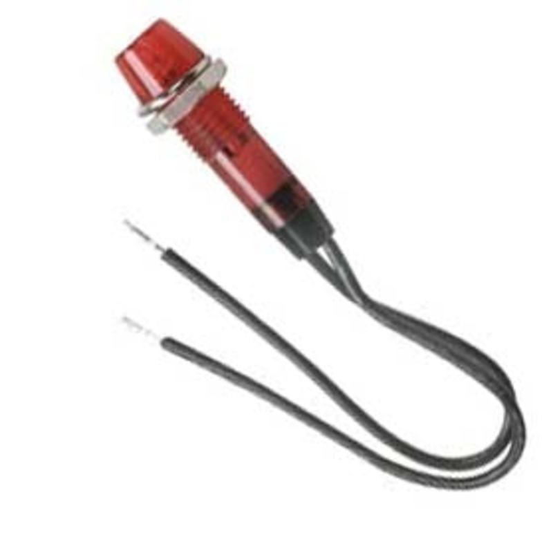 2720712 – INDICATOR 120VAC 7MM RED NEON WIRE 76.2MM AND 125MM LEADS (2 pcs/pkg)