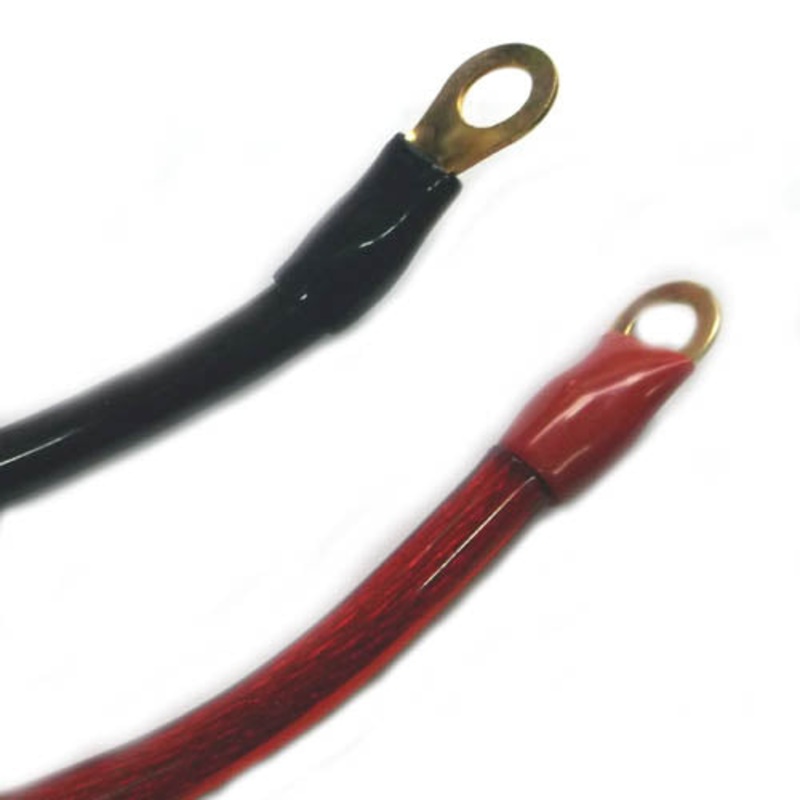 4AWG12 – POWER CABLE 4AWG BLK/RED 12FT PURE COPPER