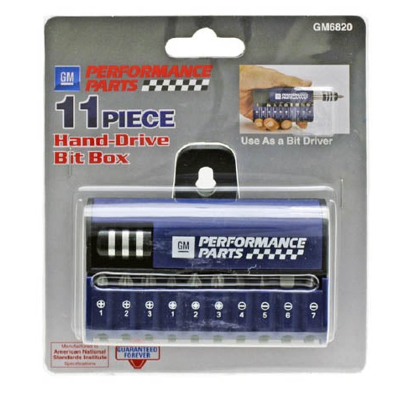 GM6820 – SCREWDRIVER MULTIBIT 10PC/SET 1 1/4IN BIT HOLDER