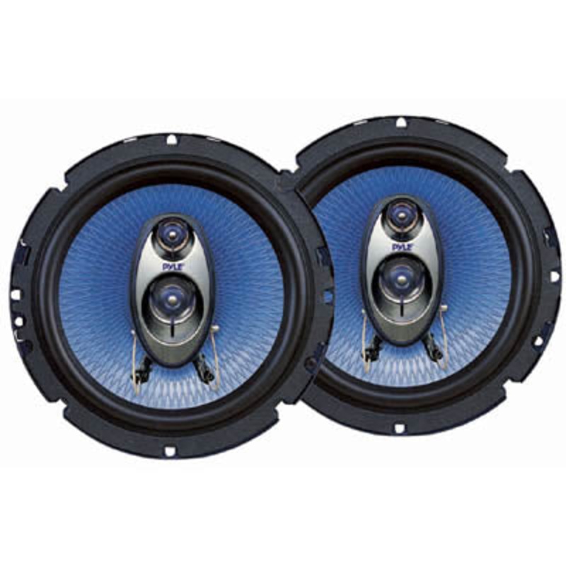 PL63BL – SPEAKER RND 4R 180W RMS 6.5IN 89DB 90-20KHZ 3WAY 360W MAX (2 pcs/pkg)