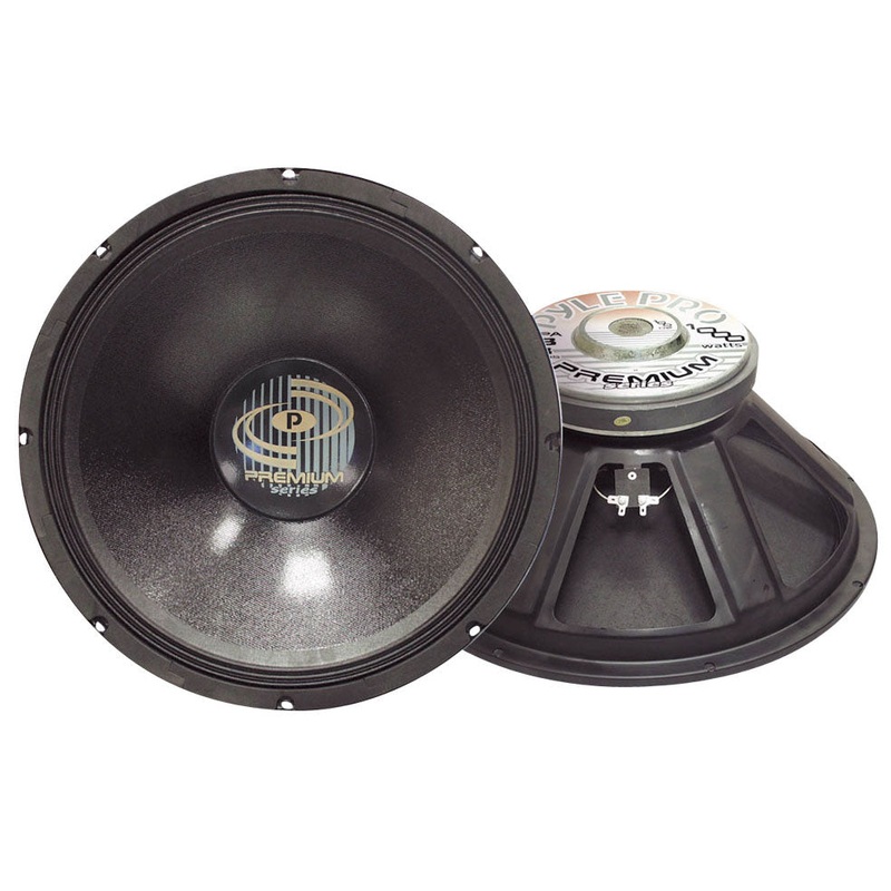 PPA18 – WOOFER RND 8R 300W RMS 18IN BLK 94DB 25-3KHZ 1000W PEAK