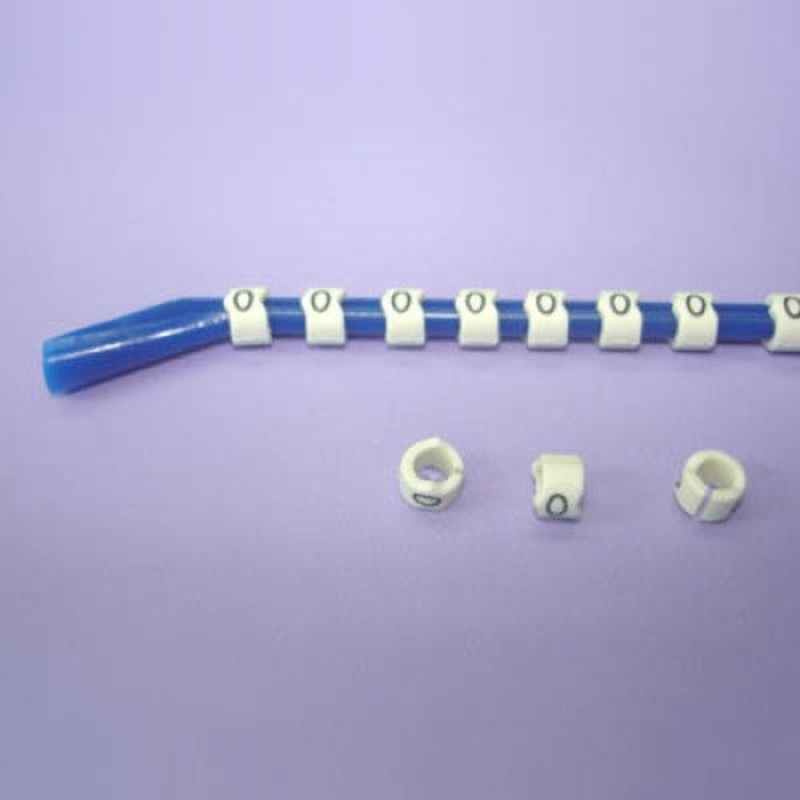 S9-0 – WIRE MARKER SNAP ON 16-14AWG BLU LEGEND 0 (30 pcs/pkg)