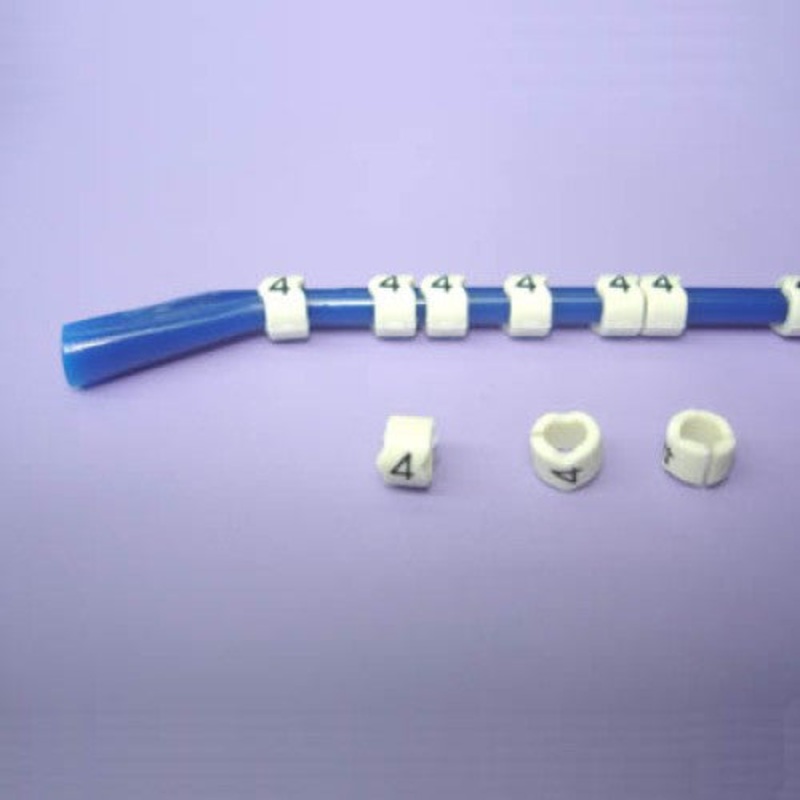 S9-4 – WIRE MARKER SNAP ON 16-14AWG BLU LEGEND 4 (30 pcs/pkg)