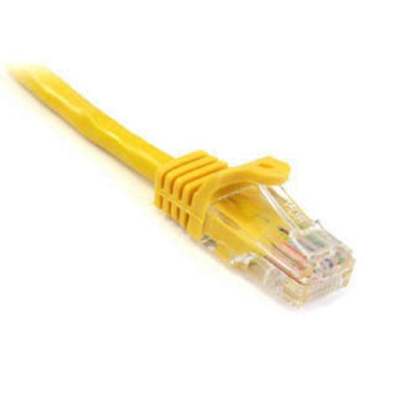 URT4EFN/10F4A4 – PATCH CORD CAT5E YEL 10FT SNAGLESS BOOT