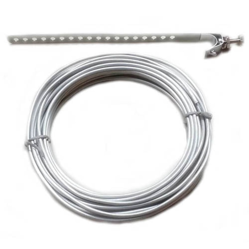 WZZ-64 – GROUND WIRE 8AWG ALUMINIUM 25FT WITH BRACKET