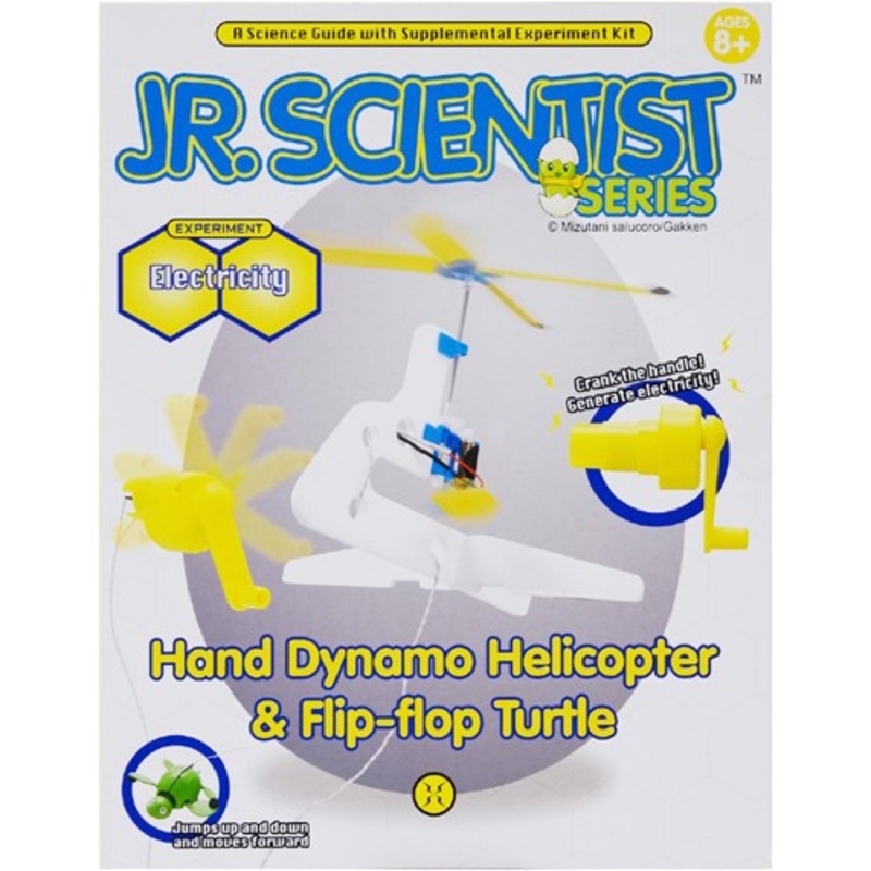 62011 – HAND DYNAMO HELICOPTER AND FLIP-FLOP TURTLE SCIENCE KIT