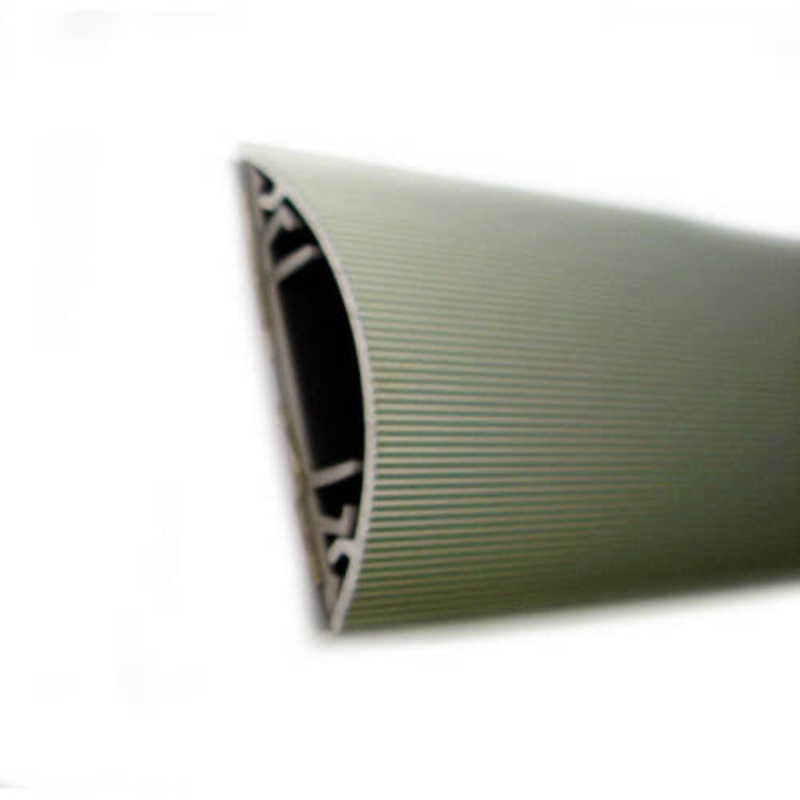 9496 – FLOOR CORD COVER 2X39IN ALUMINUM W/TAPE CHANNEL SIZE