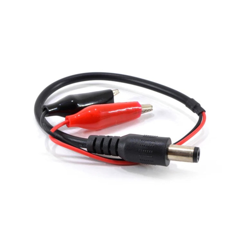 ADADC-011329 – DC POWER CABLE ASSY 2.1MM PL TO ALLIGATOR CLIPS 1FT