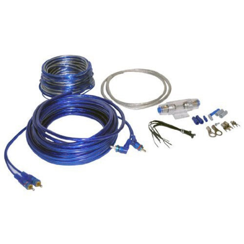 AMPKIT8 – CAR AUDIO KIT 8AWG 1200W 16FT SPEAKER CABLE 20FT AND WIRING KIT