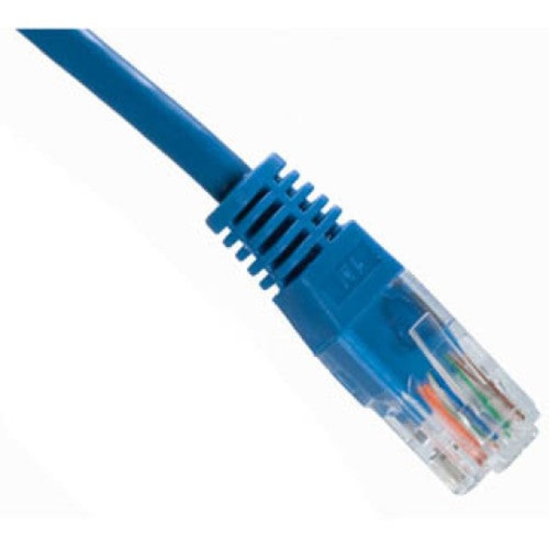 BLUE-10FT – PATCH CORD CAT5E BLU 10FT BOOT