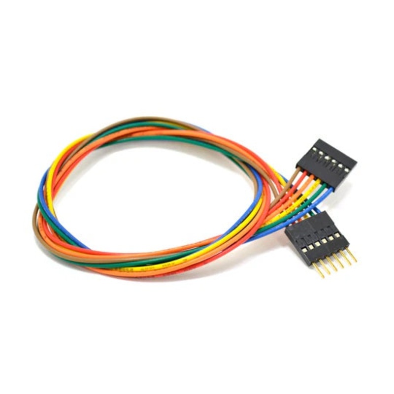 CONCG-045610 – JUMPER WIRE MALE/FEM 6P 1.5IN 24AWG ASSORTED COLOR 0.1IN PITCH