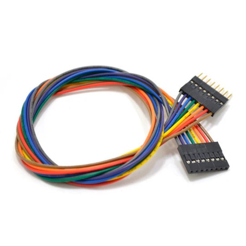 CONCG-045810 – JUMPER WIRE MAL/FEM 8P 1.5IN 24AWG ASSORTED COLOR 0.1IN PITCH