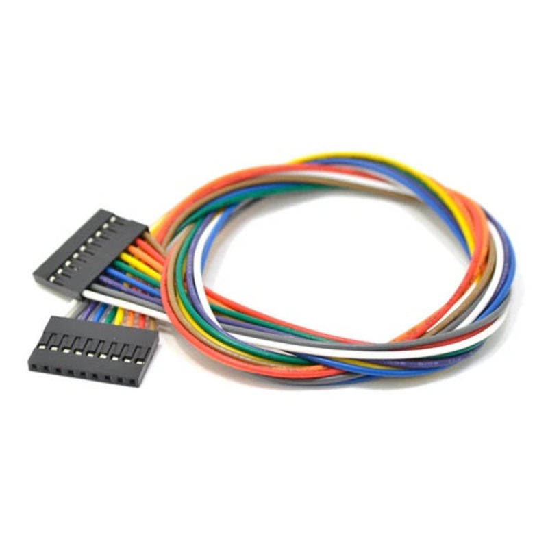 CONCG-045900 – JUMPER WIRE FEM/FEM 9P 1.5IN 24awg assorted color 0.1in pitch