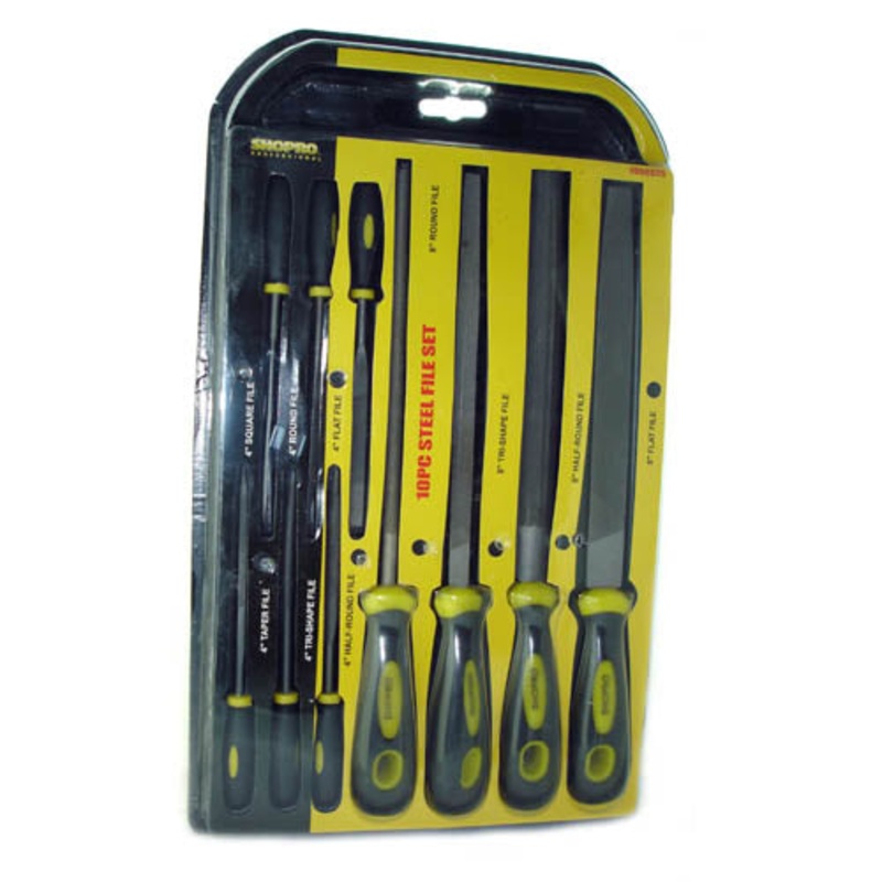 F000925 – FILE SET STEEL 10PCS/SET