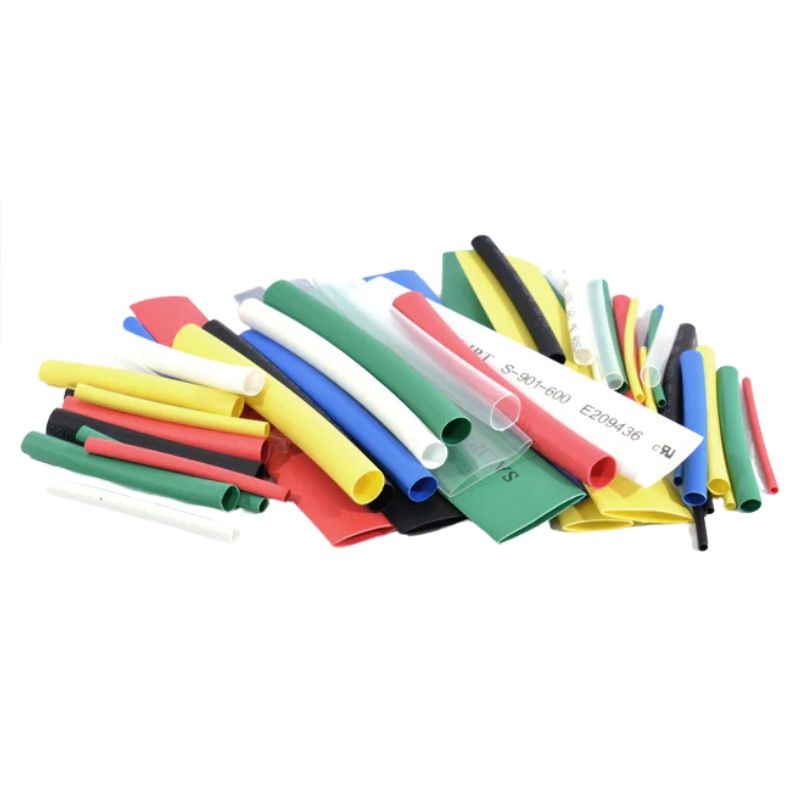 HEATT-039055 – TUBING HST ASSORTED SIZES AND COLORS 55PC/PKG RATIO 2:1