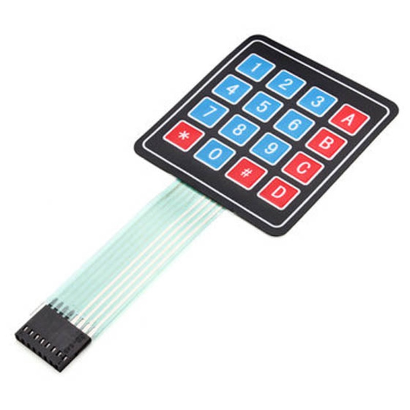 SWKEY-616000 – KEYPAD MEMBRANE 4X4 MATRIX EXTERNAL EXPANSION CONTROL BOARD