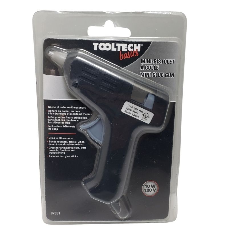 TY-G1003 – GLUE GUN WITH 2 GLUE STICKS 120V 10-15W