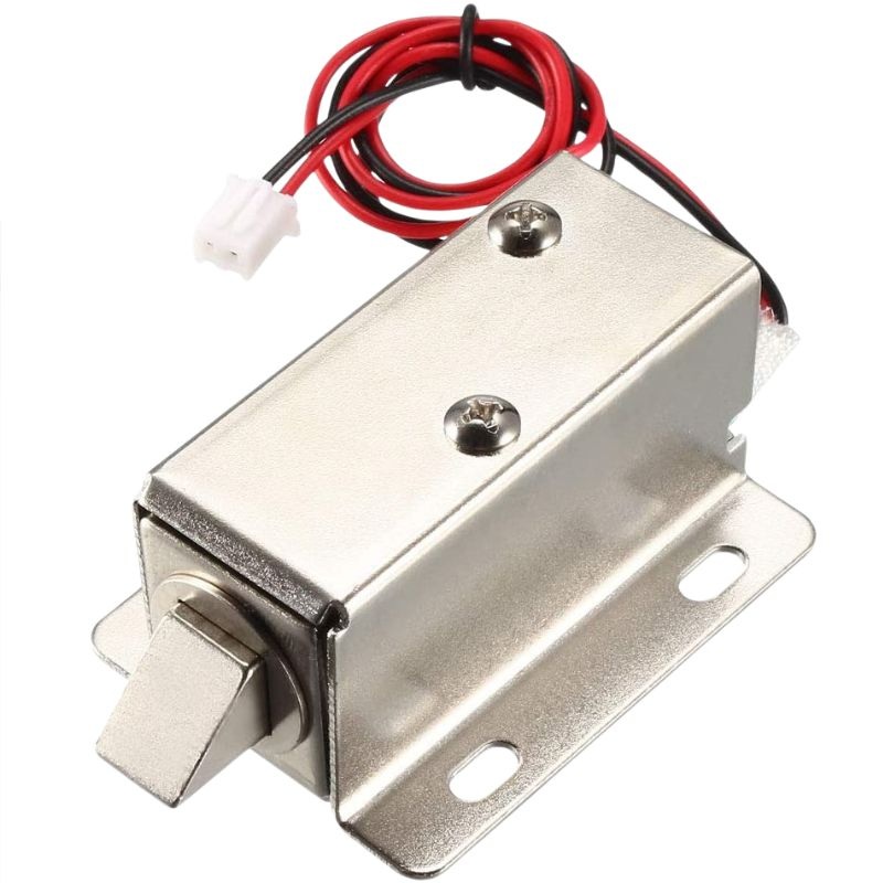 USOLE-001035 – SOLENOID PULL 9-12VDC 350MA CHMT 10MM LOCK STYLE CLOSED FRAME