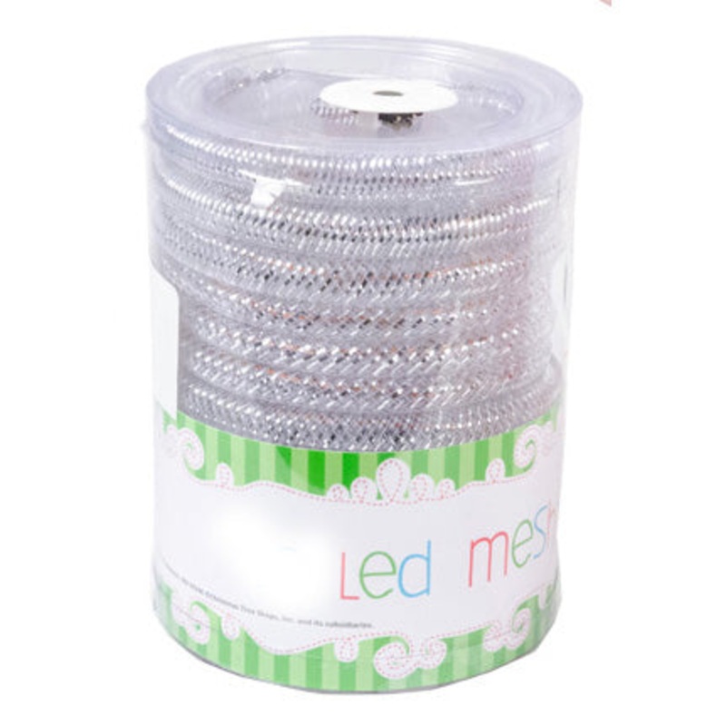 40136 – LED 24 MESH TUBE LIGHT W/TIMER ASSORTED INDOOR NEED 3AAA BATTER
