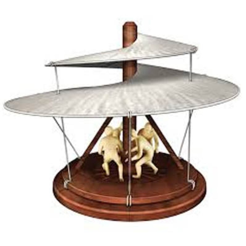 61002 – THE AERIAL SCREW LEONARDO DA VINCI MODEL KITS1 SK