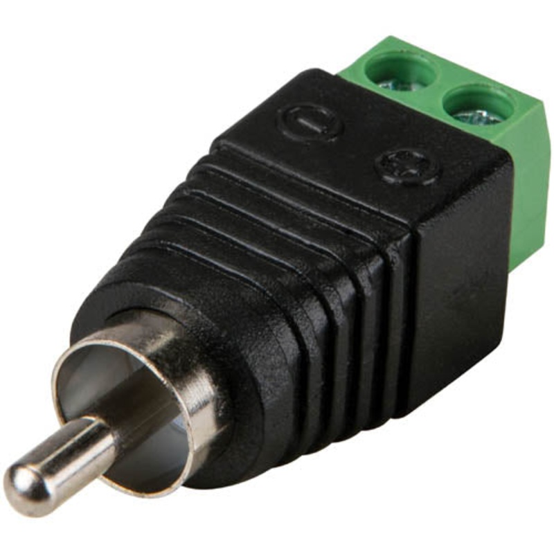 90830 – RCA PLUG TO 2P SCREW TERMINAL
