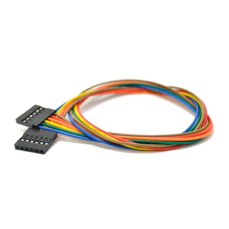 CONCG-045600 – JUMPER WIRE FEM/FEM 6P 1.5INCH 24AWG ASSORTED COLOR 0.1IN PITCH
