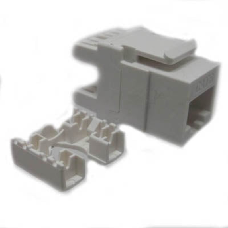 OCT2010-CAT6-WHITE – KEYSTONE JACK CAT6 WHT 110 180DEG (10 pcs/pkg)