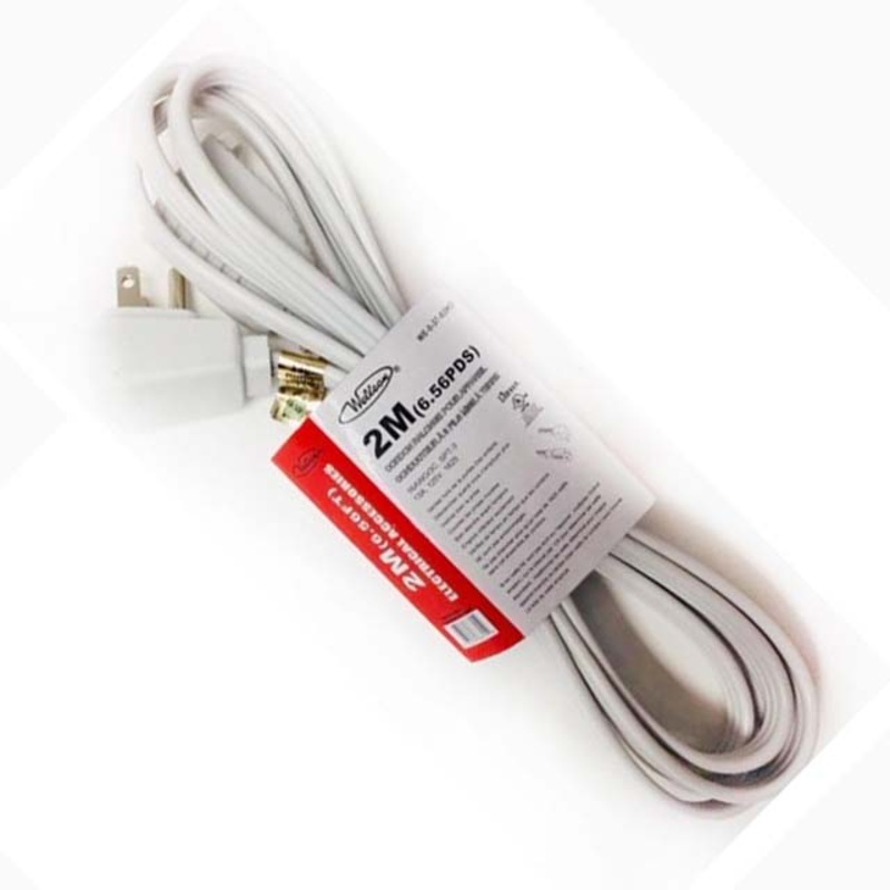 WE-0-37-02HD – EXTENSION CORD 3/16 6.5FT SPT RA PLUG 13A 125V 1625W FLAT